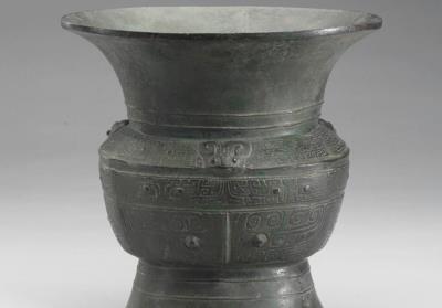 图片[2]-Inscribed zun wine vessel, late Shand dynasty, c. 12th-11th BCE-China Archive